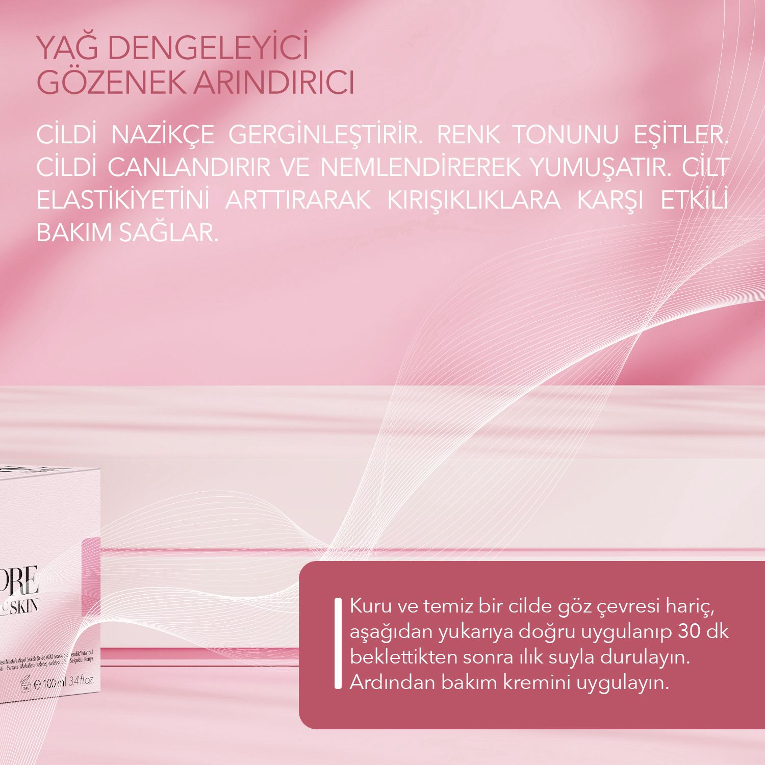 Pembe%20Kil%20Maskesi%20Collajen%20&%20Niacinamid%20Organic%20Formül%20100%20ML.%20Yağ%20dengeleyici%20gözenek%20sıkılaştırıcı