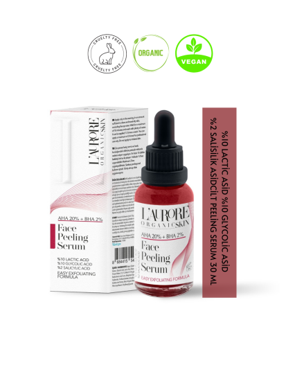 Yüz Peeling Serumu (AHA+BHA) 30ml.